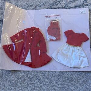 Barbie Red and White Doll Outfit Set